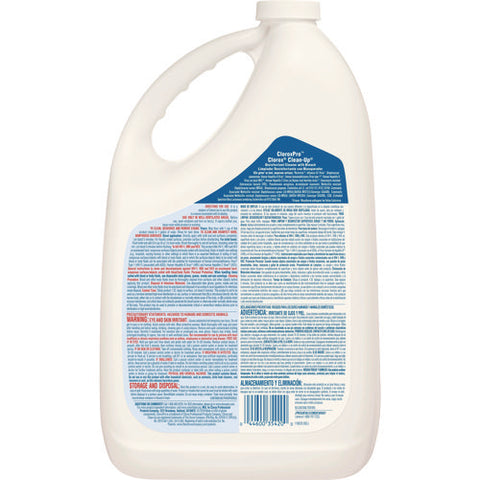 Cloroxpro Clean-up Disinfectant Cleaner With Bleach, 128 Oz Refill Bottle