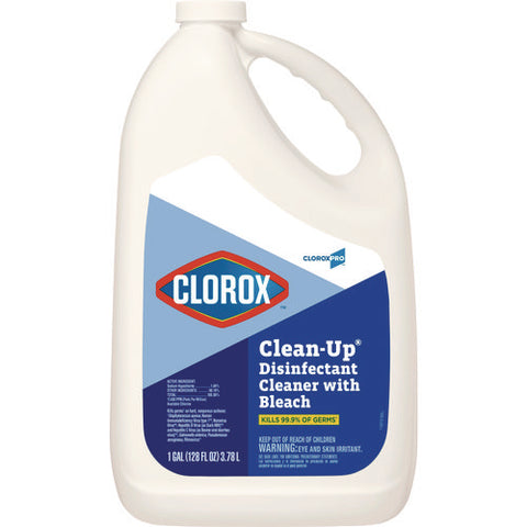 Cloroxpro Clean-up Disinfectant Cleaner With Bleach, 128 Oz Refill Bottle