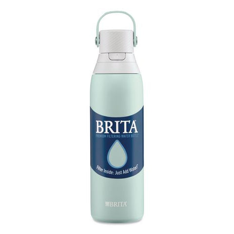 Stainless Steel Filtered Water Bottle, 20 Oz, Glacier