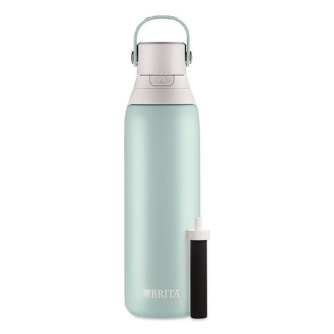 Stainless Steel Filtered Water Bottle, 20 Oz, Glacier