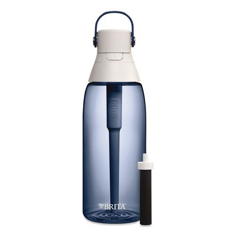 Plastic Filtered Water Bottle, 36 Oz, Night Sky