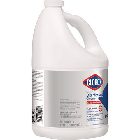 Turbo Pro Disinfectant Cleaner For Sprayer Devices, 121 Oz Bottle, 3/carton