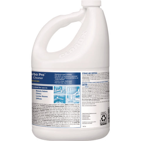 Turbo Pro Disinfectant Cleaner For Sprayer Devices, 121 Oz Bottle, 3/carton