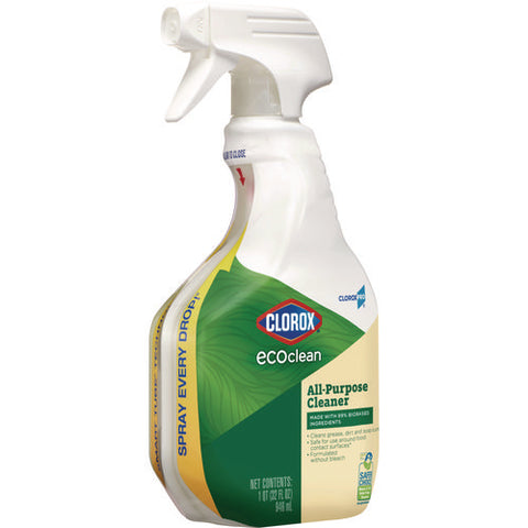 Clorox Pro Ecoclean All-purpose Cleaner, Unscented, 32 Oz Spray Bottle, 9/carton