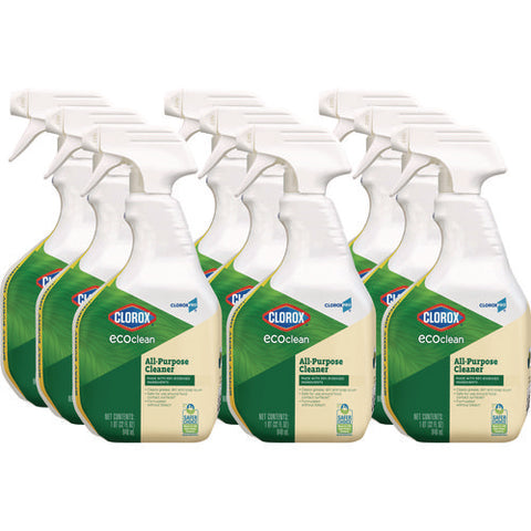 Clorox Pro Ecoclean All-purpose Cleaner, Unscented, 32 Oz Spray Bottle, 9/carton