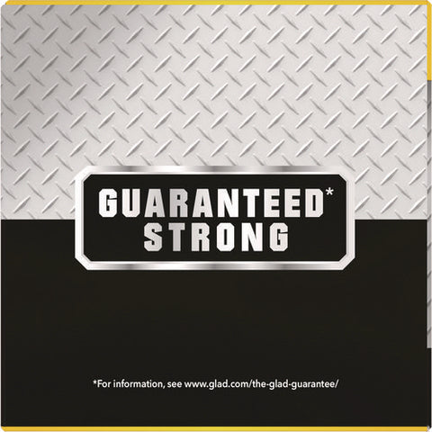 Guaranteed Strong Large Drawstring Trash Bags, Three-ply, 30 Gal, 1.05 Mil, 30 X 33, Black, 28 Bags/box, 6 Boxes/carton