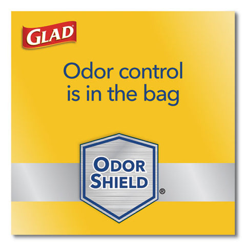 Forceflex Kitchen Drawstring Trash Bags, 13 Gal, 23.75" X 25.4", White, 120/box