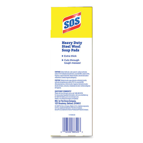 Steel Wool Soap Pads, 2.4 X 3, Steel, 15/box