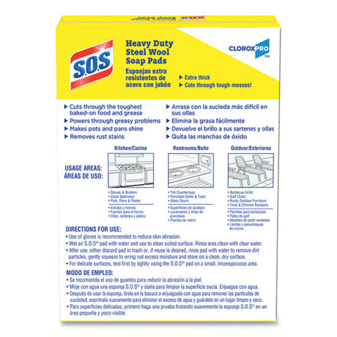 Steel Wool Soap Pads, 2.4 X 3, Steel, 15/box