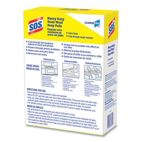 Steel Wool Soap Pads, 2.4 X 3, Steel, 15/box