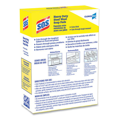 Steel Wool Soap Pads, 2.4 X 3, Steel, 15/box
