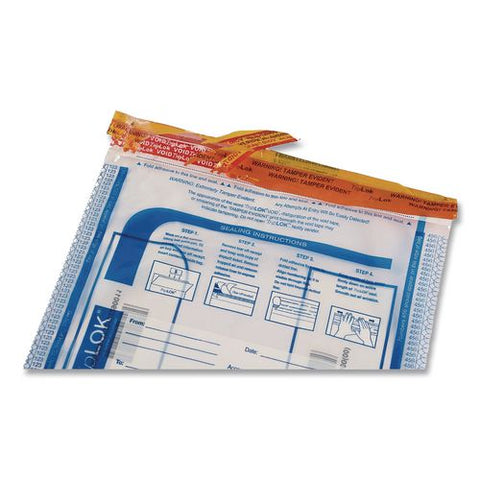 Deposit Bag, Plastic, 15" X 20", Clear, 50/pack