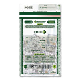 Ecolok 4 Deposit Bag, Plastic, 9 X 12, Clear, 500/carton