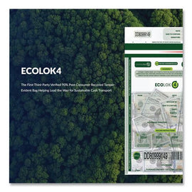 Ecolok 4 Deposit Bag, Plastic, 15 X 20, Clear, 500/carton