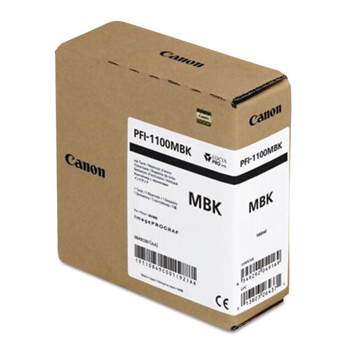 0849c001aa (pfi-1100) Ink, Matte Black