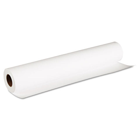 Matte Coated Paper Roll, 2" Core, 8 Mil, 24" X 100 Ft, Matte White