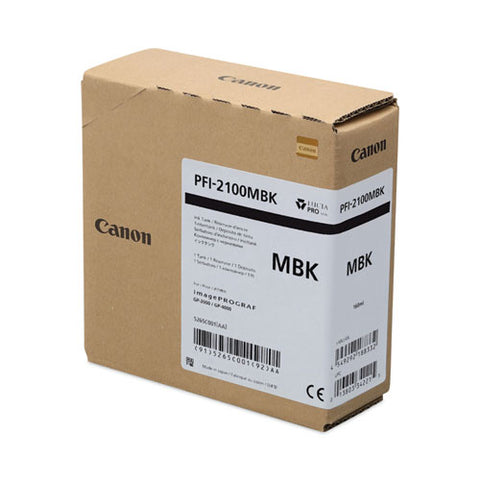 5265c001aa (pfi-2100) Ink, Matte Black