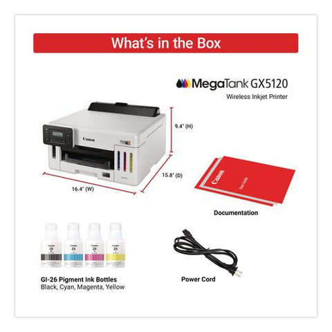 Maxify Gx5120 Wireless Inkjet Printer