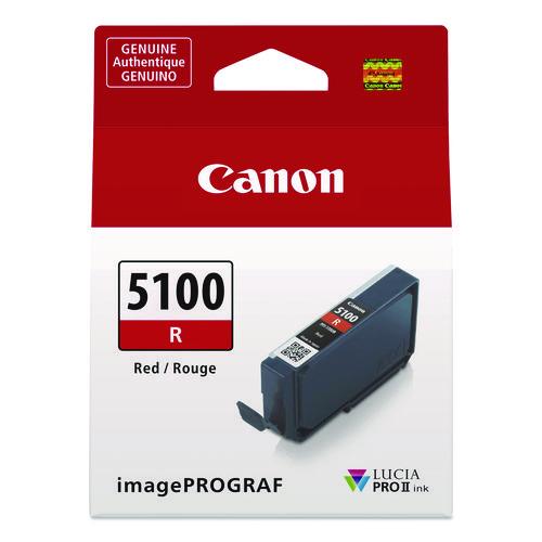 6958c002 (pfi-5100) Lucia Pro Ii Ink, Red