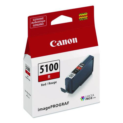 6958c002 (pfi-5100) Lucia Pro Ii Ink, Red