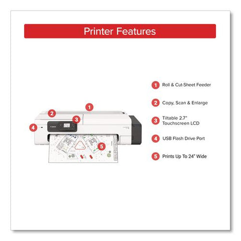 Imageprograf Tc-21m, 24" Wireless Wide Format Inkjet Printer