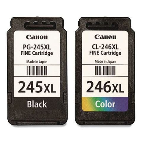 8278b005 (pg-245xl/cl-246xl) Ink/paper Combo, 180/300 Page-yield, Black/tri-color