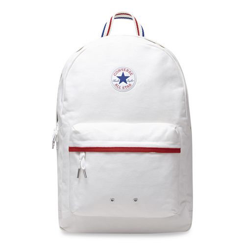 Chuck Canvas Backpack, Fits Devices Up To 16.9", 12 X 5.5 X 18, White