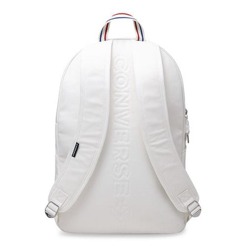 Chuck Canvas Backpack, Fits Devices Up To 16.9", 12 X 5.5 X 18, White