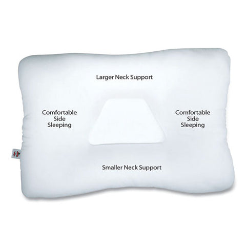 Mid-core Cervical Pillow, Standard, 22 X 4 X 15, Gentle, White