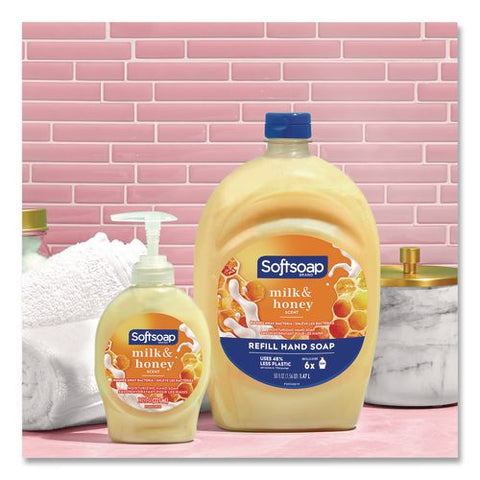 Liquid Hand Soap Pumps, Milk And Golden Honey Scent, 7.5 Oz Pump Bottle