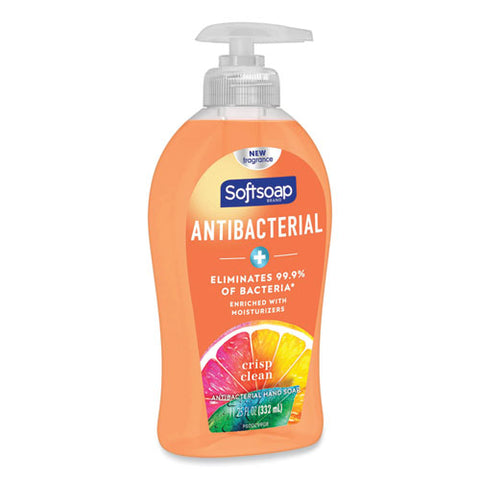 Antibacterial Hand Soap, Crisp Clean Scent, 11.25 Oz, 6/carton