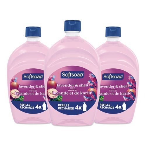 Liquid Hand Soap Refills, Lavender Scent, 3/carton