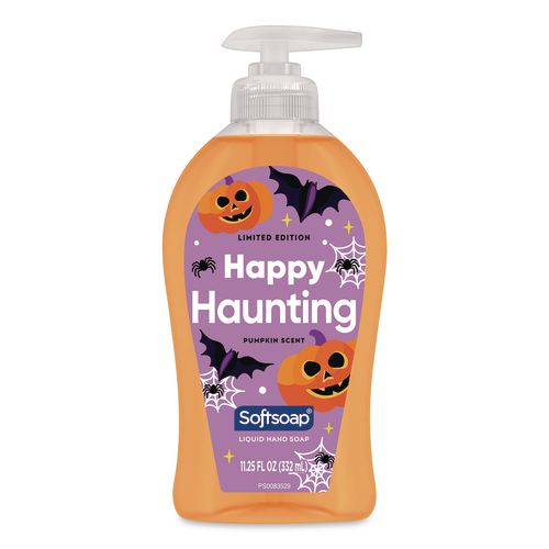 Limited Edition Happy Haunting Liquid Hand Soap, Pumpkin Scent, 11.25 Oz Pump Bottle