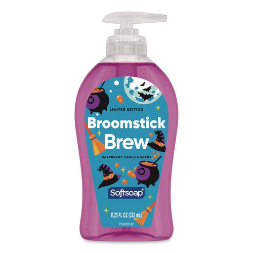 Limited Edition Broomstick Brew Liquid Hand Soap, Raspberry Vanilla Scent, 11.25 Oz, Pump Bottle