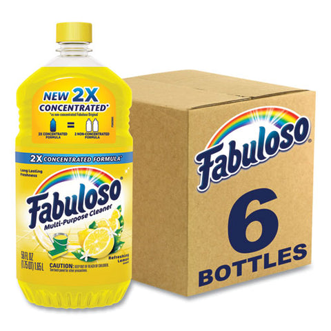 Multi-use Cleaner, Refreshing Lemon Scent, 56 Oz Bottle, 6/carton