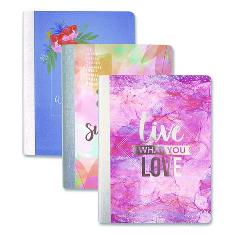 Silver Lining Composition Book, Medium/college Rule, Randomly Assorted Cover Color, (100) 9.84 X 7.67 Sheets