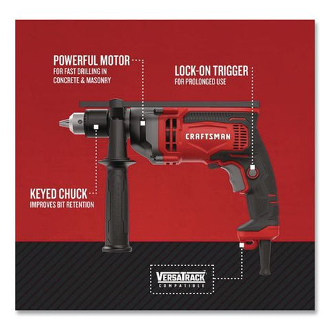 7 Amp 1/2" Corded Hammer Drill (reconditioned)