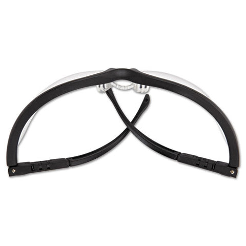 Klondike Safety Glasses, Matte Black Frame, Clear Lens