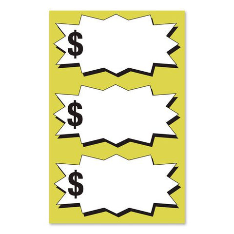 Pre-printed Pricing Stickers, 0.75" Diameter, Assorted, Pink, 1,000/pack