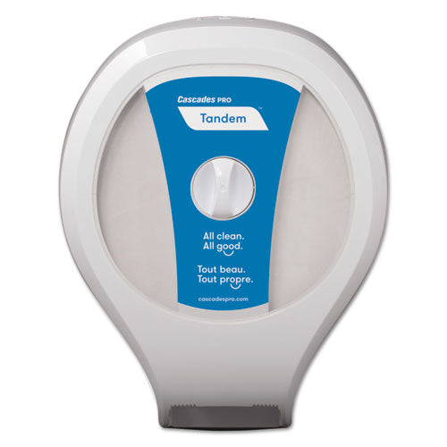 Tandem Single Jrt Dispenser, 11.6 X 5.9 X 14.6, White