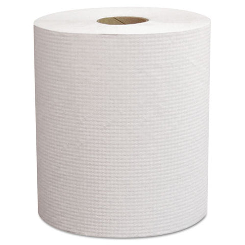 Select Roll Paper Towels, 1-ply, 7.9" X 800 Ft, White, 6 Rolls/carton