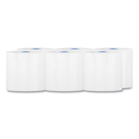 Perform Hardwound Roll Towels For Tandem Dispensers, 1-ply, 7.5" X 775 Ft, Ultra White, 6/carton