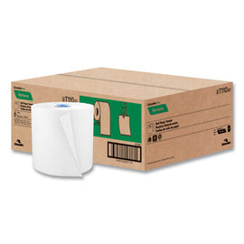 Perform Hardwound Roll Towels For Tandem Dispensers, 1-ply, 7.5" X 775 Ft, Ultra White, 6/carton