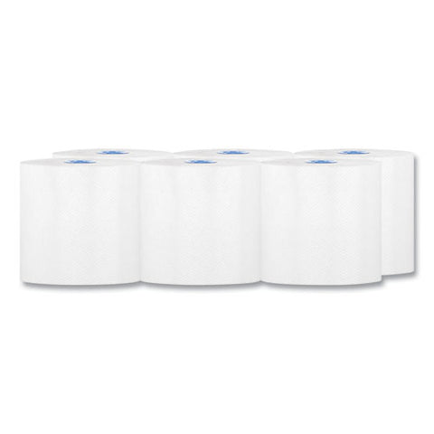 Perform Hardwound Roll Towels For Tandem Dispensers, 1-ply, 7.5" X 1,050 Ft, Ultra White, 6/carton