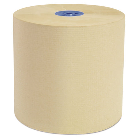 Perform Hardwound Roll Towels For Tandem Dispensers, 1-ply, 7.5" X 1,050 Ft, Natural, 6/carton
