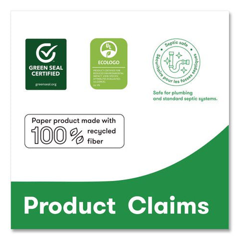 Perform Bath Tissue For Tandem Dispensers, Septic Safe, 2-ply, 3.5" X 1,400 Ft, White, 6 Rolls/carton