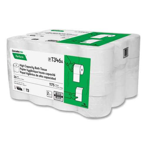 Perform Bathroom Tissue For Tandem Dispensers, Septic Safe, 2-ply, White, 1,175 Sheets/roll, 36 Rolls/carton