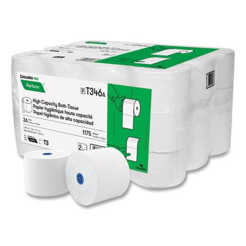 Perform Bathroom Tissue For Tandem Dispensers, Septic Safe, 2-ply, White, 1,175 Sheets/roll, 36 Rolls/carton