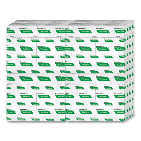 Perform Interfold Napkins, 1-ply, 6.5 X 4.25, White, 376/pack, 16 Packs/carton