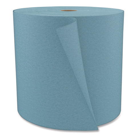 Tuff-job Spunlace Towels, Blue, Jumbo Roll, 12 X 13, 955/roll